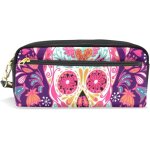 Golf lily fleur cr�ne papillon color� cosm�tique maquillage sac pochette bourse fermeture eclair pour ...