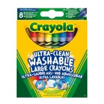 Goliath 8 gros crayons a la cire ultra lavables