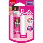 Gomme - blanche - en tube - r�tractable - rechargeable - scolaire - barbie x maped