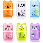Gomme de dessin anim mignon, 6 pcs gommes a crayons en forme d'animal de dessin anim en caoutchouc ...