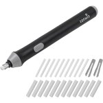 Gomme electrique pour artistes t�te de gomme a epaisseur r�glable avec 22 recharges de gomme pour crayons ...