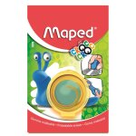 Gomme - souple et molle - bleu - avec bo�te herm�tique - forme escargot - maped croccroc