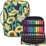 Gothicana by emp304 slots trousse crayons, 4 compartiments trousse crayon de couleur grande capacit ...