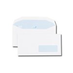 Gpv boite de 1000 enveloppes patte trapèze blanches c6 / c5 115x229 80g Gpv boite de 1000 enveloppes patte trapèze blanches c6 / c5 115x229 80g