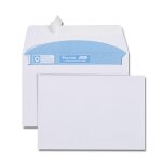 Gpv bo�te de 500 enveloppes blanches c6 114x162 80 g / m bande de protection