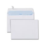 Gpv bo�te de 500 enveloppes blanches c6 114x162 80g / m bande de protection