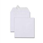 Gpv bo�te de 500 enveloppes carr�es blanches 170x170 90 g