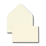 Gpv bo�te de 500 enveloppes election recycl�es jaunes 90x140 75 g / m