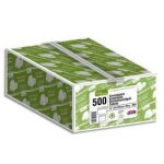 Gpv boite de 500 enveloppes recycl�es extra blanches erapure, format dl 110x220mm fenetre 45x100mm 80g ...