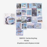 Grand autocollant th�me film romantique, paquet d'autocollants kawaii, d�coration de journal litt�raire, ...
