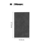 Grand bloc - notes en cuir souple, carnet a4 horizon, epaissi, ultra - epais, ligne horizontale, carnet ...