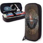 Grande trousse a crayons harley davidson - grande capacit - trousse portable pour le bureau, le maquillage, ...