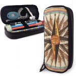Grande trousse a crayons motif carte de rose pour garons et filles - trousse a crayons pour etudiant, ...