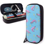Grande trousse a crayons rouge pour gar�ons et filles - grande trousse a crayons pour etudiants, coll�ge ...