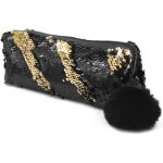Grande trousse a paillettes rversibles arc - en - ciel pour l'cole ou le maquillage. [b320]