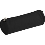 Grande trousse scolaire ovale 2 compartiments 22x8x10 cm, framboise