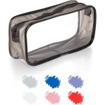 Grande trousse scolaire, trousse transparente scolaire garcon et fille, trousse toilette transparente ...
