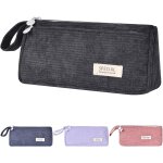 Grande capacit� trousse scolaire velours c�tel�, etui a crayons pour filles et gar�ons, trousse a crayons ...