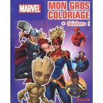 Mon gros coloriage + stickers marvel
