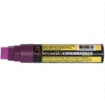 Gros marqueur toutes surfaces securit chalkmarker marker craie liquide chalk   style posca   15mm violet ...