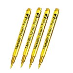 Haile 4 / 6pcs permanent imperméable a l'eau brosse métallique peinture marqueur stylos bricolage moule ... Haile 4 / 6pcs permanent imperméable a l'eau brosse métallique peinture marqueur stylos bricolage moule ...