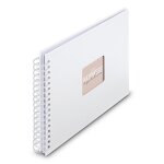 Hama album a spirale  fine art , 28 x 24 cm, 50 pages blanches, blanc