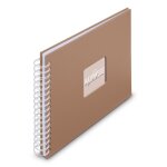 Hama album a spirale  fine art , 28 x 24 cm, 50 pages blanches, mousse