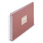 Hama album a spirale  fine art , 28 x 24 cm, 50 pages blanches, terra