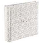 Hama romance album photo et prot�ge - page beige, blanc 200 feuilles 10 x 15
