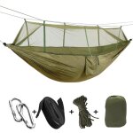 Hamac de camping portable, lit - balan�oire d'ext�rieur, moustiquaire, lit - balan�oire, tendance