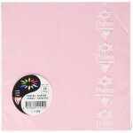 Hamiltion - 1155c - paquet de 25 cartes simples - format carr 16x16cm - 210g / m - coloris rose - cartons ...