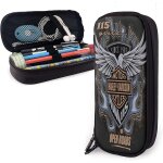 Harley davidson lazy drawstring make up bag portable large travel cosmetic bag pouch travel makeup pouch ...