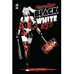 Harley quinn - black + white + red