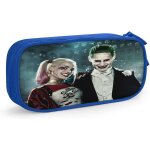 Harley quinn et le joker trousse a crayons de voyage de grande capacit� avec fermeture eclair, trousse ...
