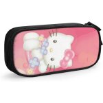 Hello kitty etui a stylos grande capacit etui a crayons double fermeture eclair organisateur de papeterie ...