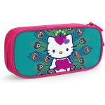 Hello kitty trousse a crayons avec fermeture eclair pour etudiants rose