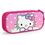 Hello kitty ? trousse a crayons a fermeture eclair, sac de rangement pour stylos, etudiants, support ...