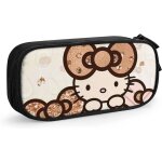 Hello kitty trousse a crayons mignonne avec fermeture eclair pour stylos, sac de rangement pour etudiants, ...