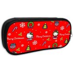 Hello kitty trousse de grande capacit� avec fermeture eclair durable et pour ranger des fournitures scolaires ...