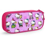 Hello kitty ? trousse a stylos de grande capacit, trousse a crayons a double fermeture eclair, organisateur ...