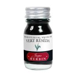 Herbin encre traditionnelle a stylo en flacon 10ml - vert r�s�da