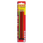 Herlitz 4 x crayon scolaire, hexagonal, assorti,