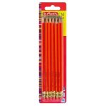 Herlitz 8850604 pack de 24 crayons a papier scolair hb avec gomme int�gr�e en bois fsc laqu� (import ...