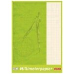 Herlitz cahier papier millim�trique, format a4, 80 g / m2, 25