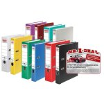 Herlitz classeur max. file nature plus a levier dos de 50 mm jaune