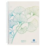 Herlitz greenline bloc - notes a5 70 feuilles blanc spiral� quadrill�