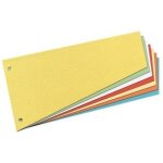 Herlitz intercalaires trap�zoidales, carton rc dur, bleu