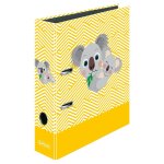 Herlitz max. file classeur a anneaux a4 jaune