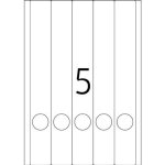 Herma 5130 etiquettes classeur 38 x 297 a4 125 pi�ces blanc