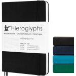 Hieroglyphs carnet de notes a5, cahier lign avec couverture rigide, 189 pages numrotes, 3 couleurs, ...